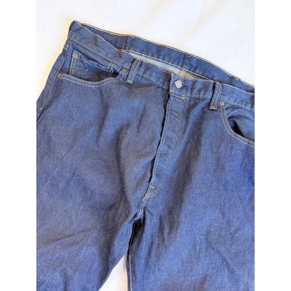 Levi's 501 Original Fit Jeans Men 42x32 Blue Button Fly Straight Leg 00501-2331